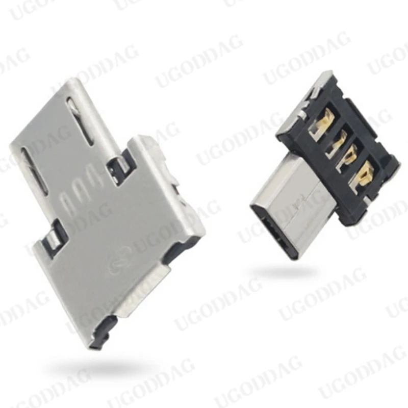 1-10PCS OTG مائیکرو USB Type C Adapter USB-C Male to USB 2.0 Female Data Connector for Macbook Samsung Xiaomi Huawei Android Phone