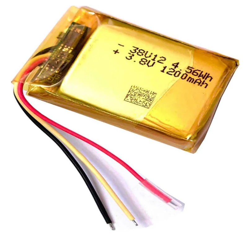 buy more will cheap 603450 polymer lithium battery 3.8V 1200mAh high-capacity intelligent lock 1.25 lithium battery
