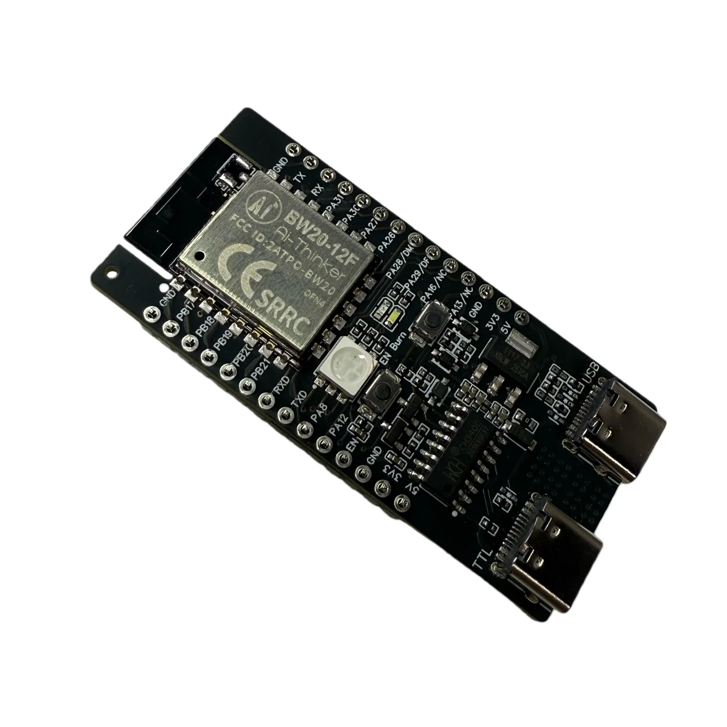 BW20 12F BW20-12F-Kit RTL8711 Двухдиапазонный Wi-Fi 2,4 ГГц 5 ГГц и Bluetooth 5,0 BLE Bluetooth-модуль, поддержка HT20/HT40