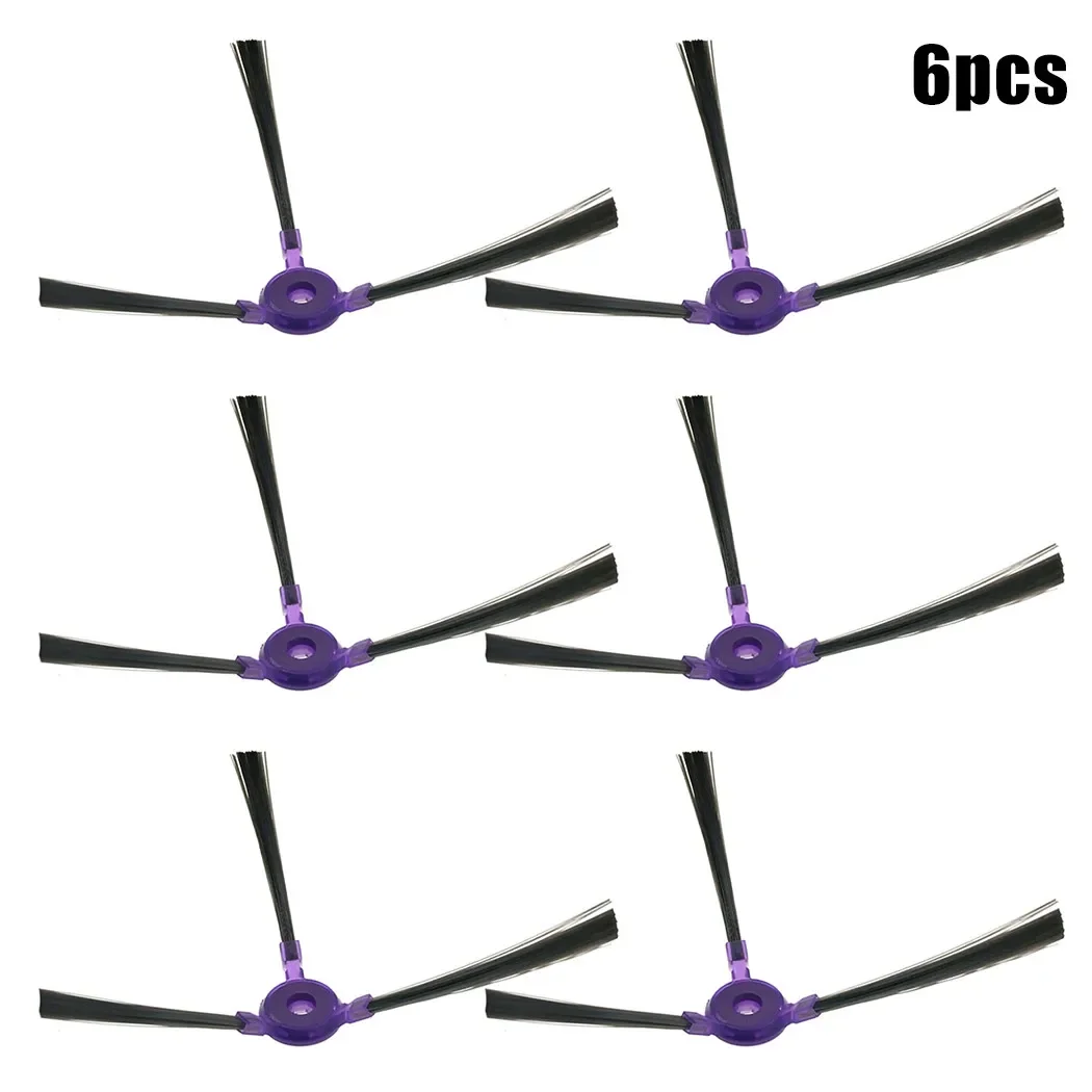 6pcs Side Brushes Replacement Accessories Household Cleaning Spare Parts For Midea VCR09B Robotic Vacuum Cleaner Parts