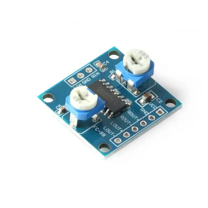 PAM8406 Digital Amplifier Board With Volume Potentiometer 5Wx2 Stereo Class D Power Module