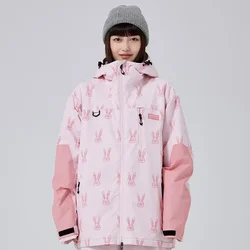 New Women's Ski Jackets Windproof Waterproof Winter Outdoor Sports Thermal Breathable Men's Skiing Tops Snowboarding Overcoats