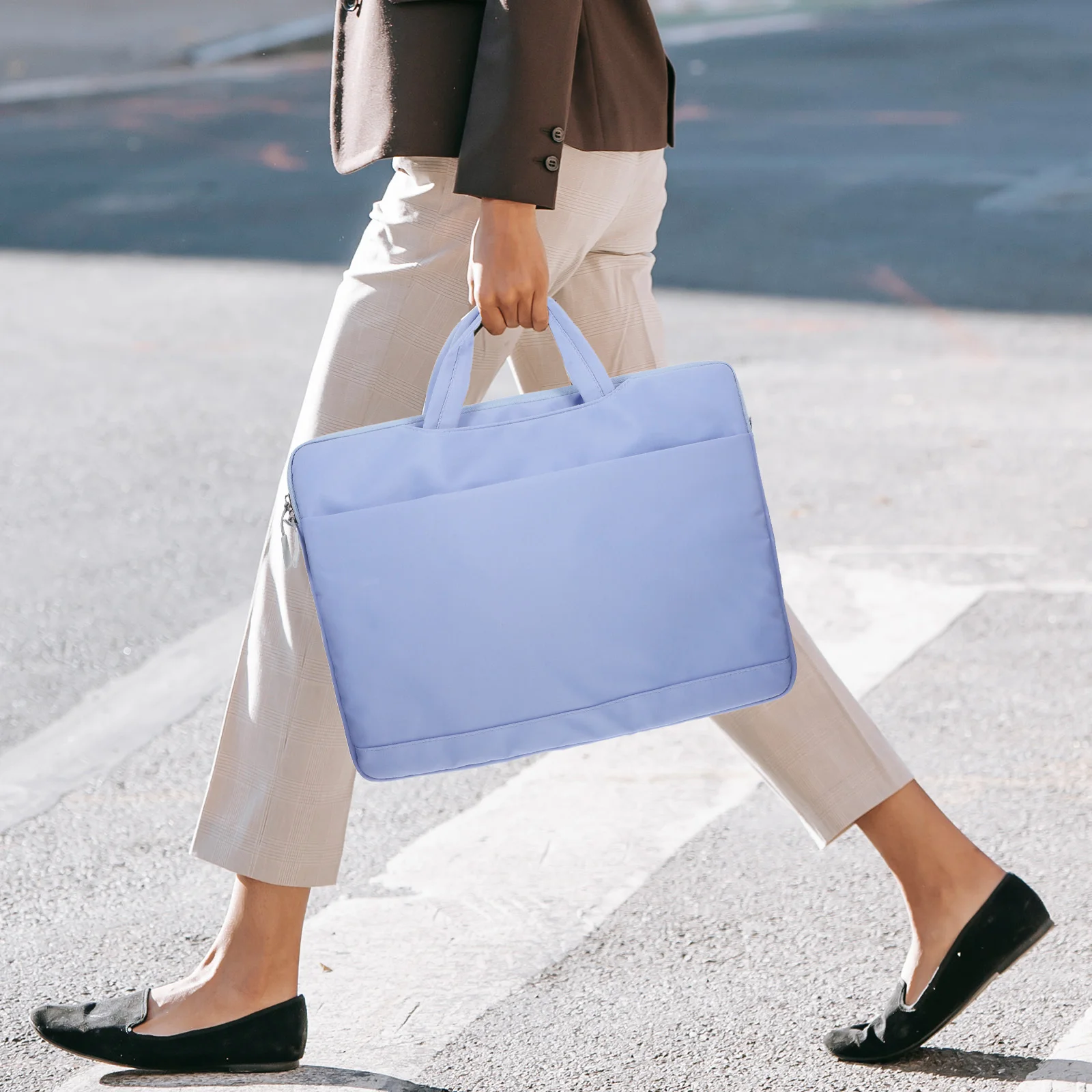 

Oxford Cloth Waterproof Laptop Sleeve 15.6 Inch Laptop Carrying Bag Tablet Pouch Handbag Tablet Sleeve Washable Storage Bag