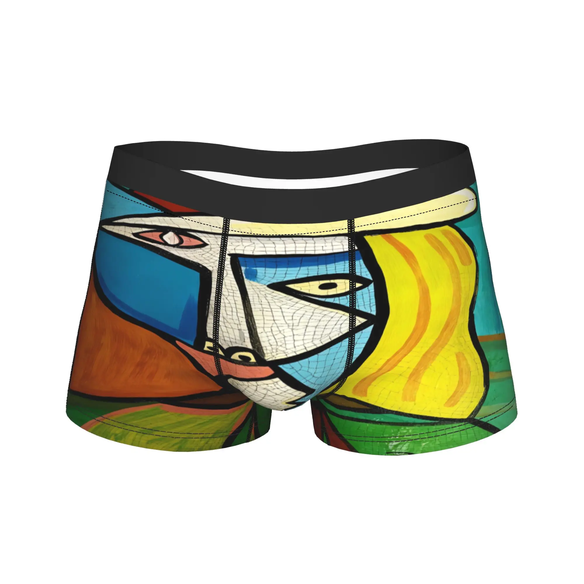 

Pablo Picasso Artwork Boxershorts Pouch Underwear Hot Sale Printed Boxer Brief Comfortable Man Underpants Plus Size 2XL