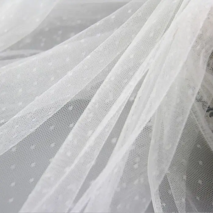 Tulle Fabric By The Meter for Wedding Dresses Skirts Hanfu Sewing Thin Soft Mesh Yarn Diy Baby Decorative Summer Fashion Textile