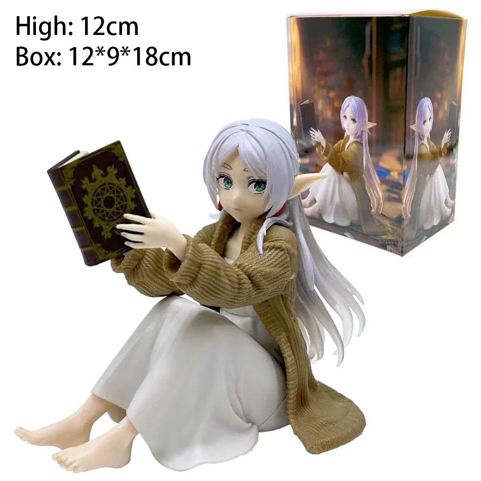 12CM Frieren au-delà du fin du voyage Frieren Anime Figure bureau mignon costume de nuit Frieren Figurine d'action Figurine modèle poupée jouet