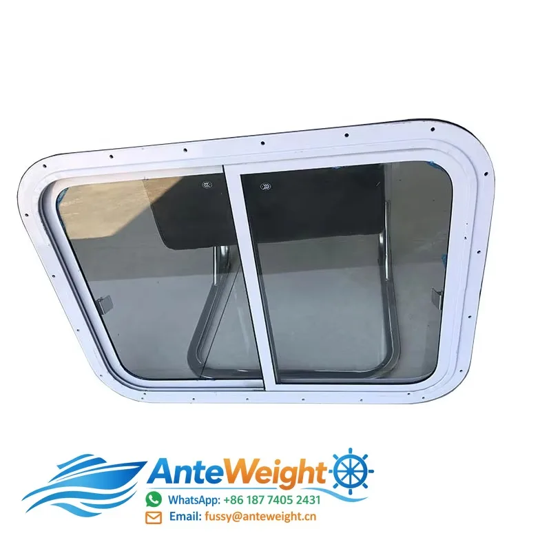 Marine Custom Aluminium Boat Window Profiles Glass Boat windows Sliding Boat Window