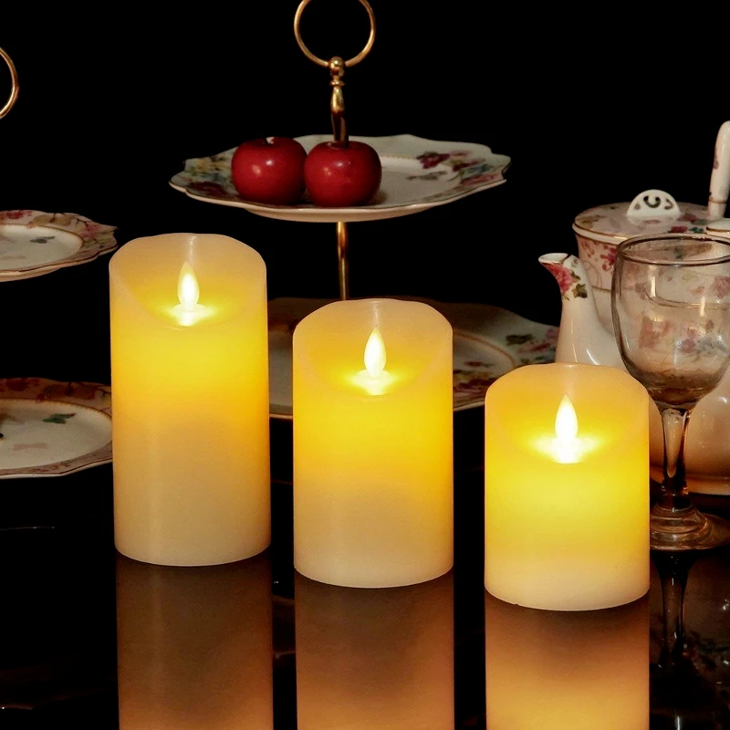 LEDスイング電気キャンドルランプ、シミュレーション、パラフィンランプ