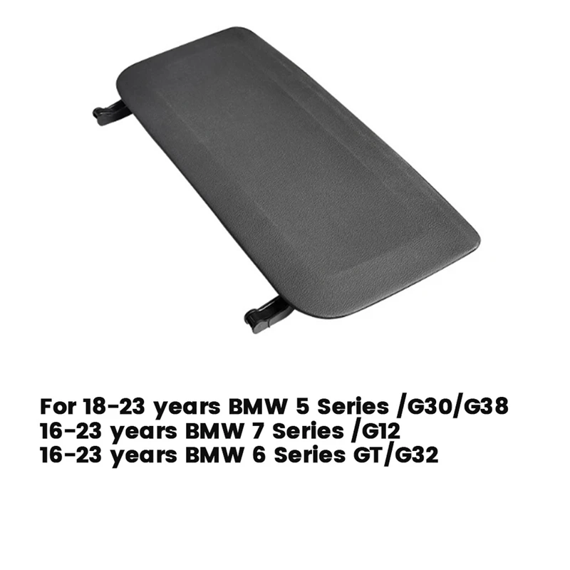 Car Seat Back Panel Leather Backrest Storage Pocket Cover For BMW 5 6 7 Series G38 2018-2023 G12 G32 High Version