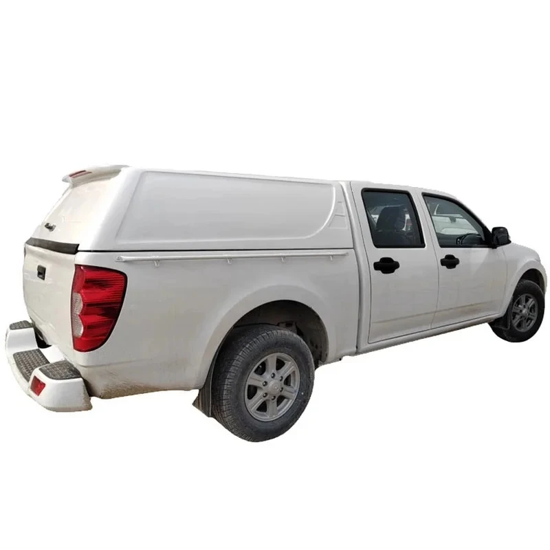 Top Quality Manual Operation Aluminum Alloy Topper Pickup Truck Canopy Ing Hinged Featur Waterproof Tailbox Function