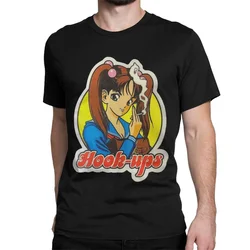Hook Ups Tee Shirt Short Sleeve Clothing 4XL 5XL La Dream Girl HookUps Smoke T Shirt for Men men 100% Cotton Vintage T-Shirts