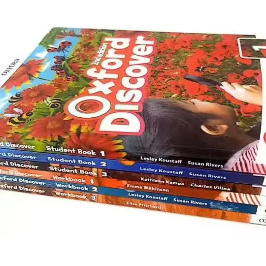 2 books Oxford Discover 2nd Edition Level 1 Student Book and Workbook Young Learners English Children Age 7-16 Years Old