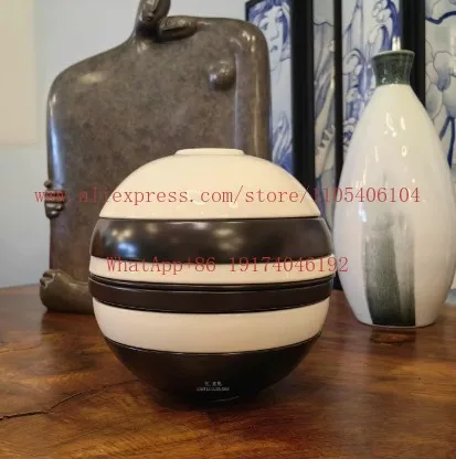 Conjunto de Louça Criativa de Alto Valor, Conjunto de Louça Doméstica em Porcelana Bone China, Combinação de Tigela e Prato, Conjunto de Sete Peças
