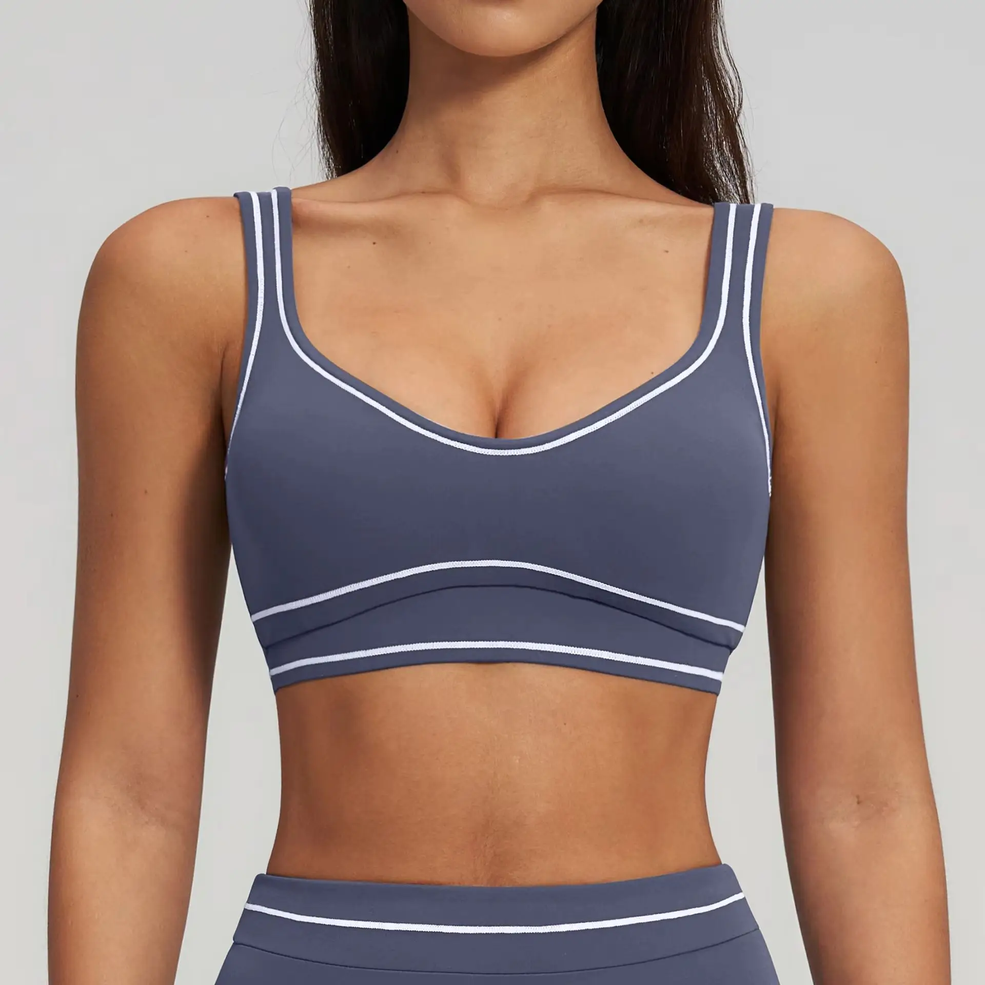 

Yoga Vest Push-Up Sports Bra Gym Yoga Top Female Underwear Breathable Comfort Fitness Tops High Impact Running Workout Crop Top