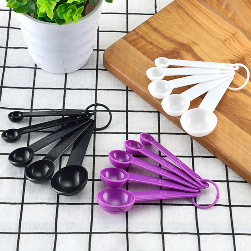 5Pcs Multi Purpose Spoons/Cup Measuring Spoon Tools Cooking Baking Accessories*..