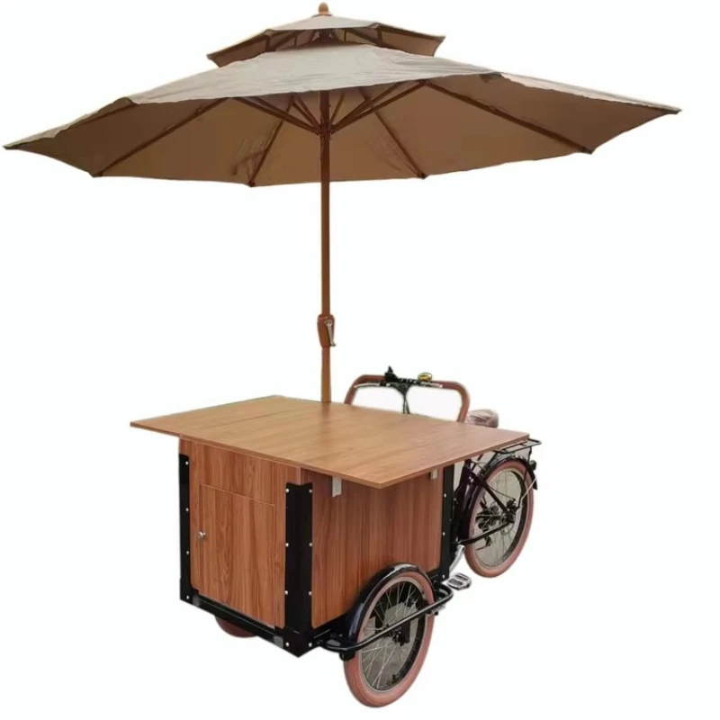 Hot Beverage Cars Orange Juice Cars Bicycles Street Food for Sale