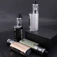 SUBTWO 100W Vape Box Mod E Cigarettes Kit 30W/60W/100W Power Adjust Battery with 0.3ohm 2.5ml Bottom Atomizer Vaper Smoke Pen