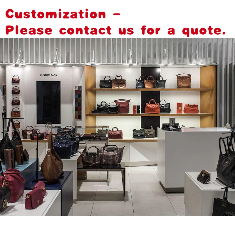 

custom.Design Store Bag Custom Powder Coated Veneer MDF Wooden Handbag Display Stand
