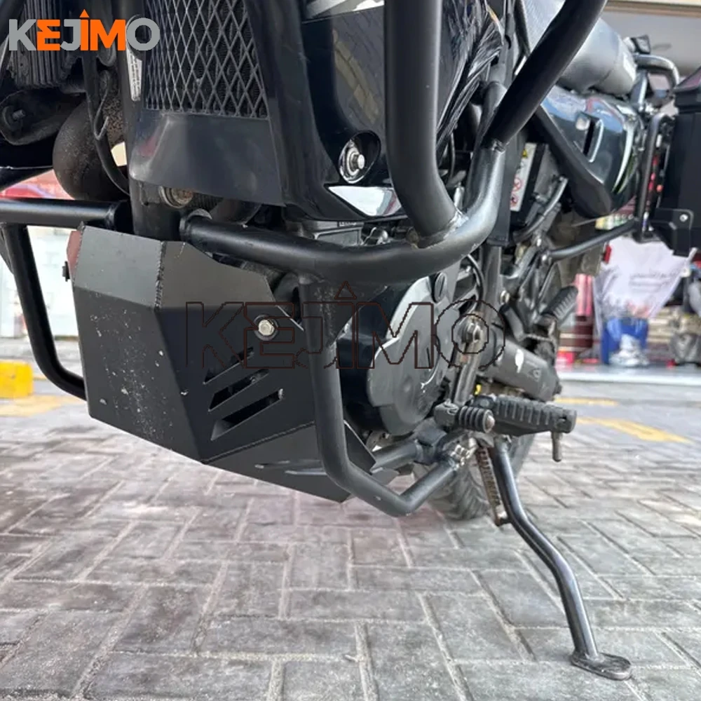 

FOR Kawasaki KLR650 KLR 650 2008 - 2023 Belly Pan Engine Bash Bottom Protection Lower Chassis Engine Guard Skid Plate Protector