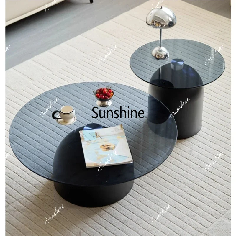 

Black Coffee Table Luxury Nordic Living Room Interior Fashion Beauty Side Table Chinese Style Mesas Bajas Home DecorTJ