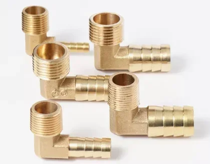 Brass Hose Fitting 4mm-19mm Barb Tail 1/8\