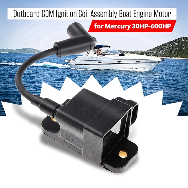 CDM Ignition Coil For Mercury Mercruiser 100 HP 200 HP 30 HP 40 HP 827509A5 827509A7 827509A10 827509T Replacement Accessories