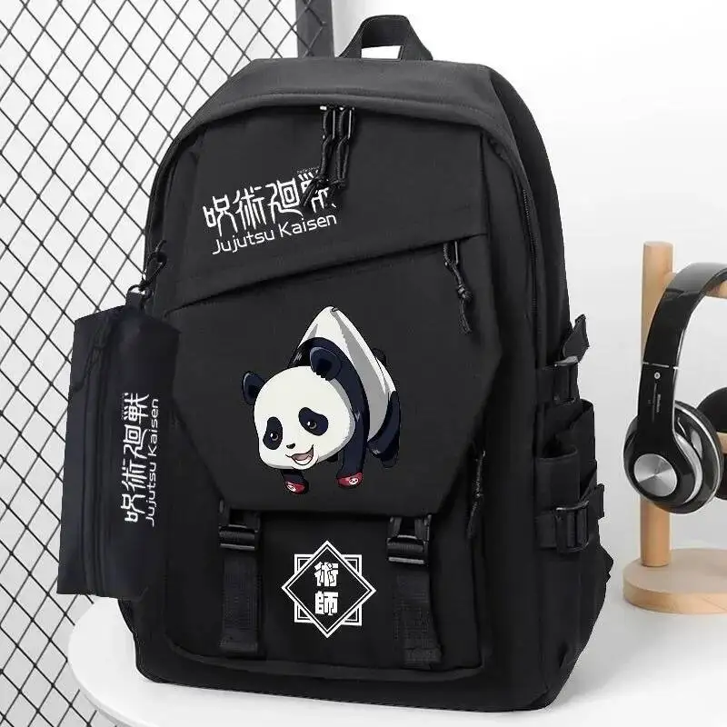 أنيمي لعبة تشيبي Jujutsu Kaisen طالب المراهقين الحقائب المدرسية سعة كبيرة Mochilas حقائب الظهر للهدايا