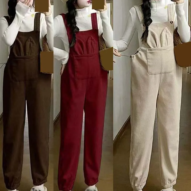 

Новые повседневные толстые женские комбинезоны для беременных