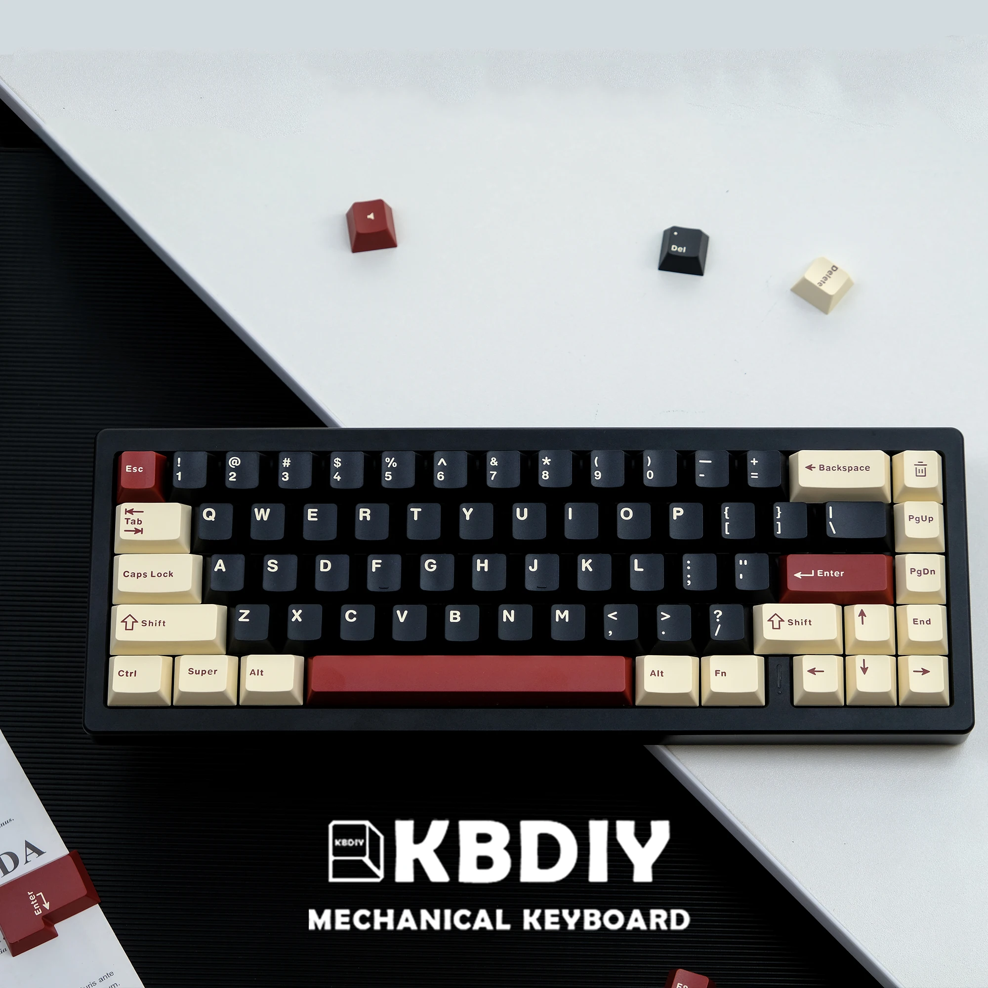 KBDiy GMK Rome Keycap Cherry Profile Double Shot PBT 7u Keycaps 172 Keys/Set Custom for Mechanical Keyboard GMK67 K500 GK61