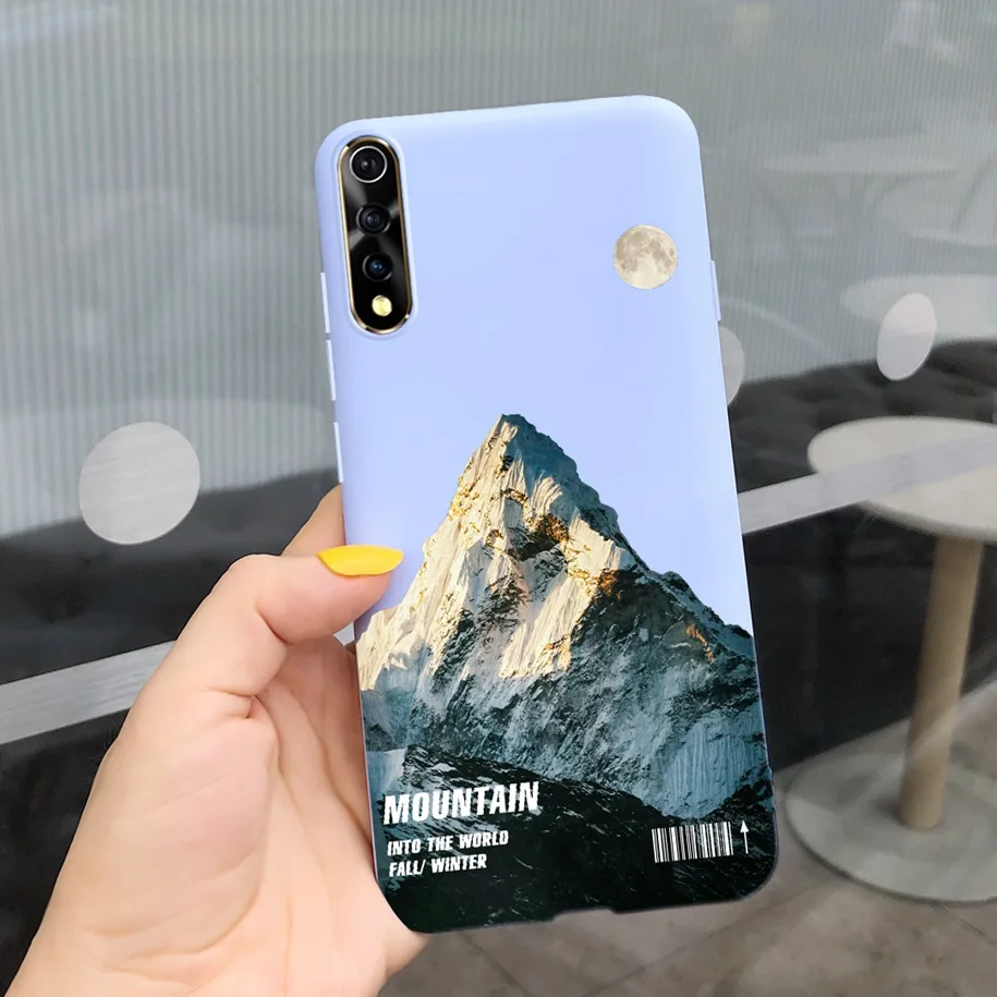 For Vivo S1 Case Global Phone Cover Lovely Cartoon Shockproof Silicone Back Funda For Vivo V17 Neo 1907 Y7S S 1 V17Neo Case Etui