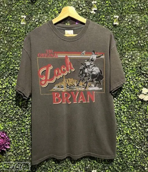 

The Original Zach Bryan graphic short sleeve charcoal color Shirt KTV6187