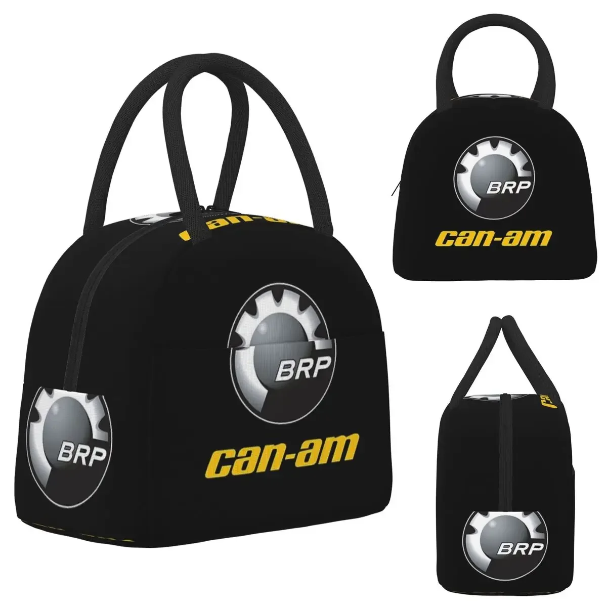 Can-Am BRP Motorcycle Insulated Lunch Bag for Kids School Cooler Thermal Food Box Tote Portable Lunch Boxes Container