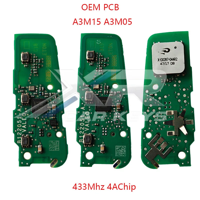 Aftermarket/OEM A3M15 A3M05 A3M65 Chip IM3A 433MHz Replacement Smart Remote Key FOB For Peugeot 308 408 5008 Citroen C3 C4