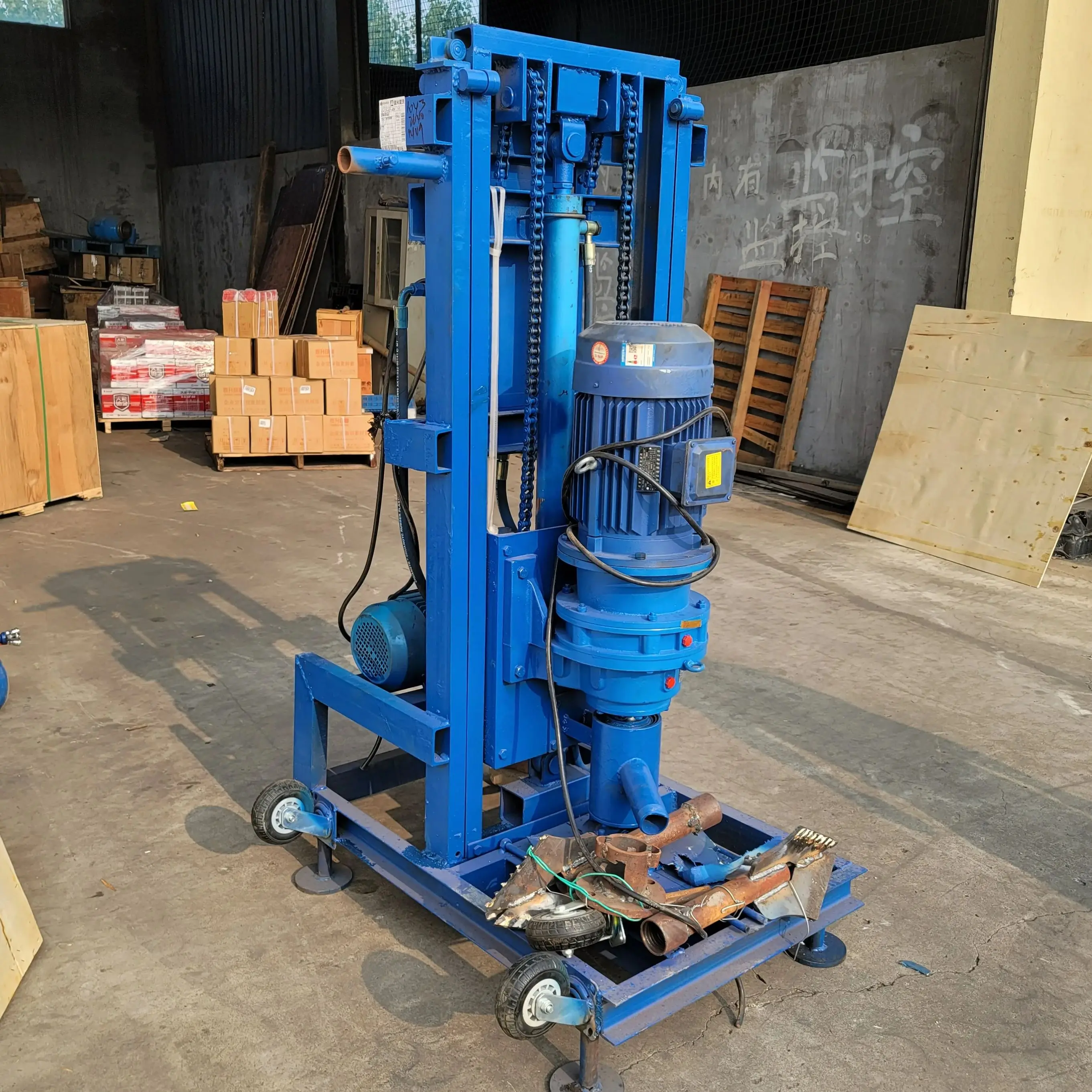 جهاز حفر دوار موفر للطاقة بعمق 100 متر مخصص - معدات آبار المياه الفعالة للبيع #1