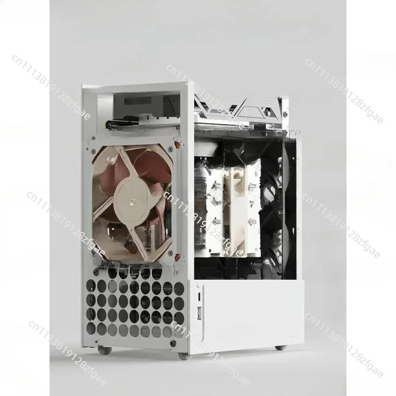 【 Rider R2 】New 2024 ITX Aluminum Alloy , Tower Style-Cooled Portable Mesh White SFX Desktop Straight In Chassis