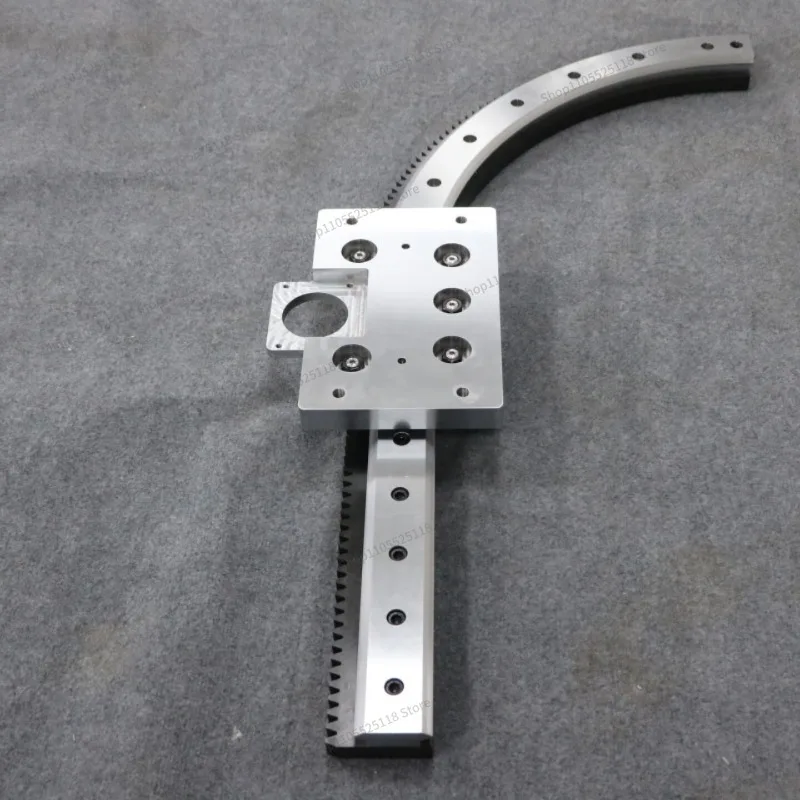 For High-precision V-gear and Rack Integrated 180-degree Module Annular Arc Guide Rail Conveying