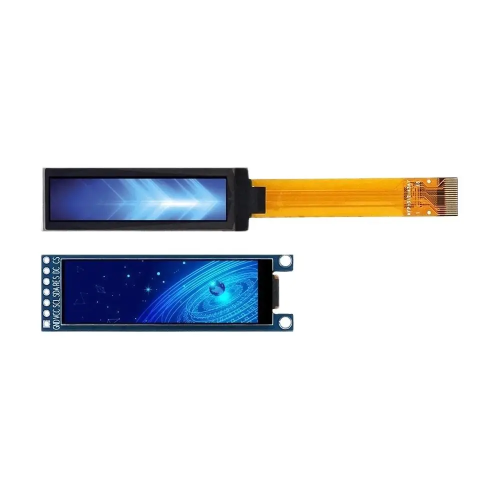 1.71 inch OLED display 12832 OLED display 128x32 screen SSD1312 driver IIC interface