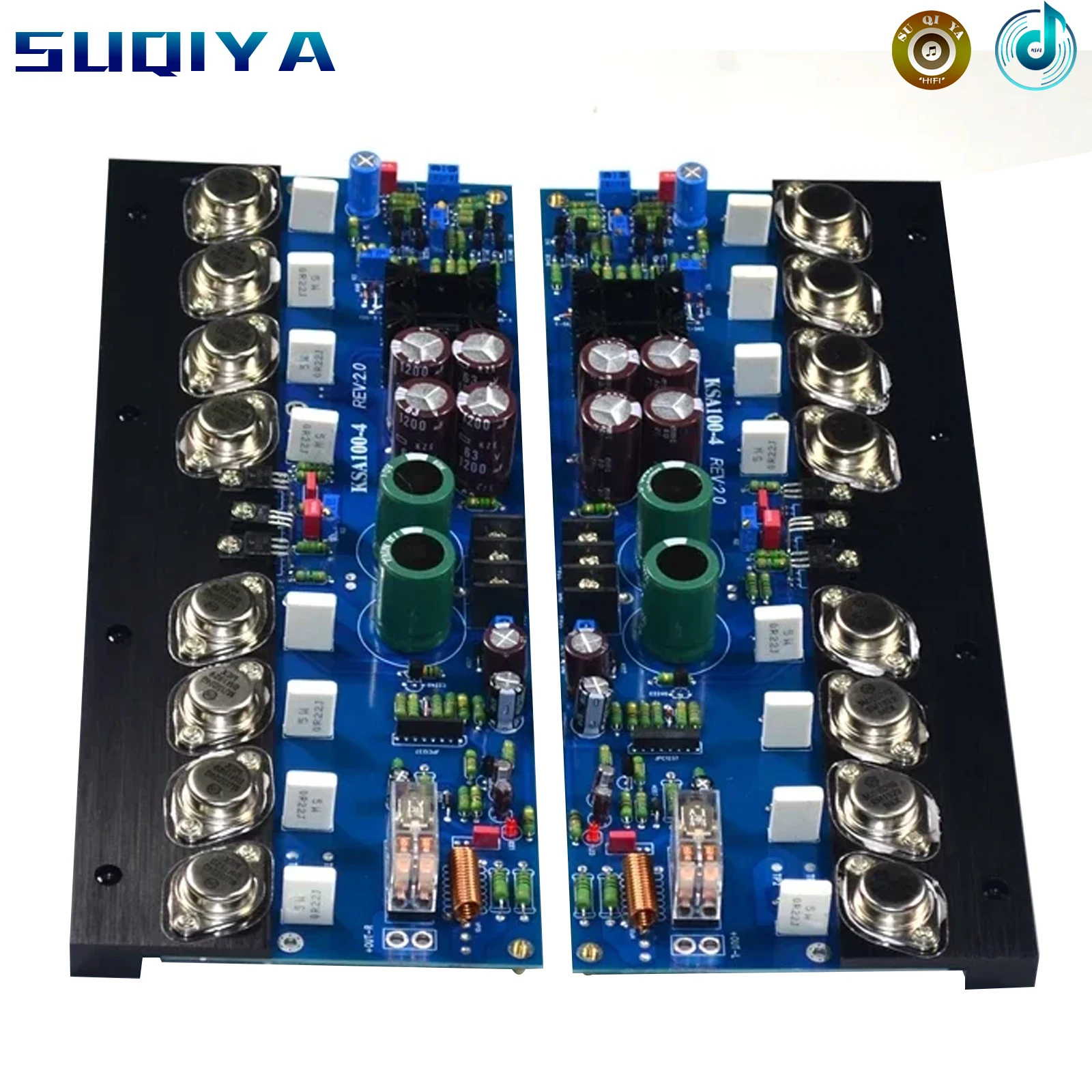 ON MJ15024 MJ15025 Gold-sealed 8-tube 300W Class A Power Amplifier Board Fever KSA100 MKII HiFi Pure Final Post Amplifier Board