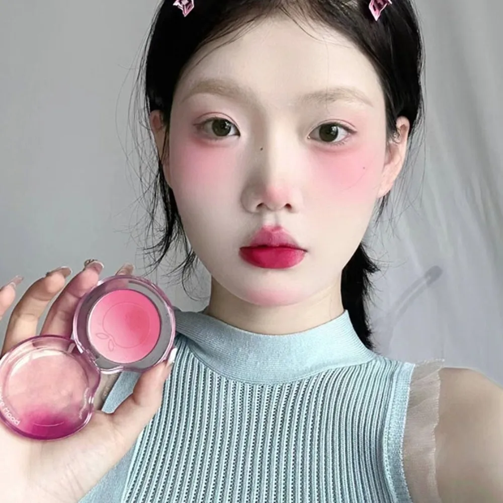 

Low Saturation Blush Palette Matte Finish Mist Rouge Gradation Blush Blendable Blush Glimmer Nude Matte Blusher Brighten Makeup