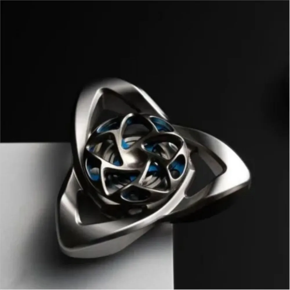 Bright Blood EDC Decrypt Fidget Spinner Lock DIY Accessories 24.5mm Stress Relief Toy Fidget Toy Adults Anxiety Relief Gadget