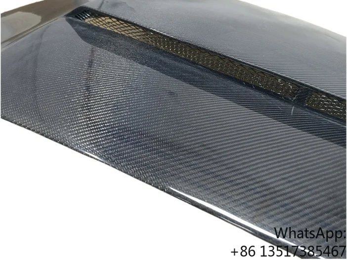 Mustang Carbon Fiber Engine Casing Hood for Ford Mustang 2013 view 3
