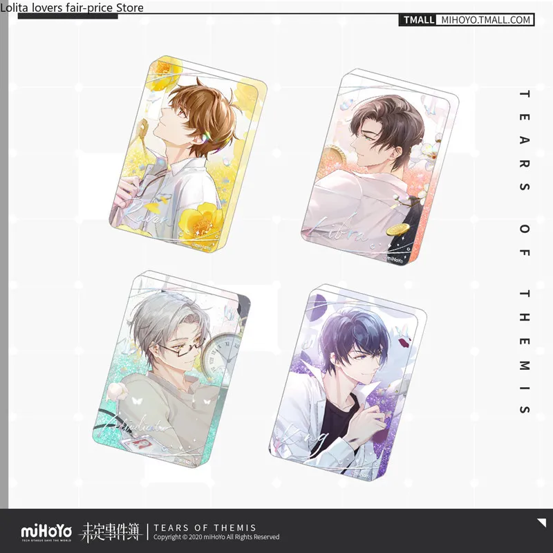 

2026 Tears of Themis Blooming Whisper Series Liquid Sand Acrylic Stand Luke Pearce Artem Wing Oil Shaker Acrylic Ornament MiHoYo