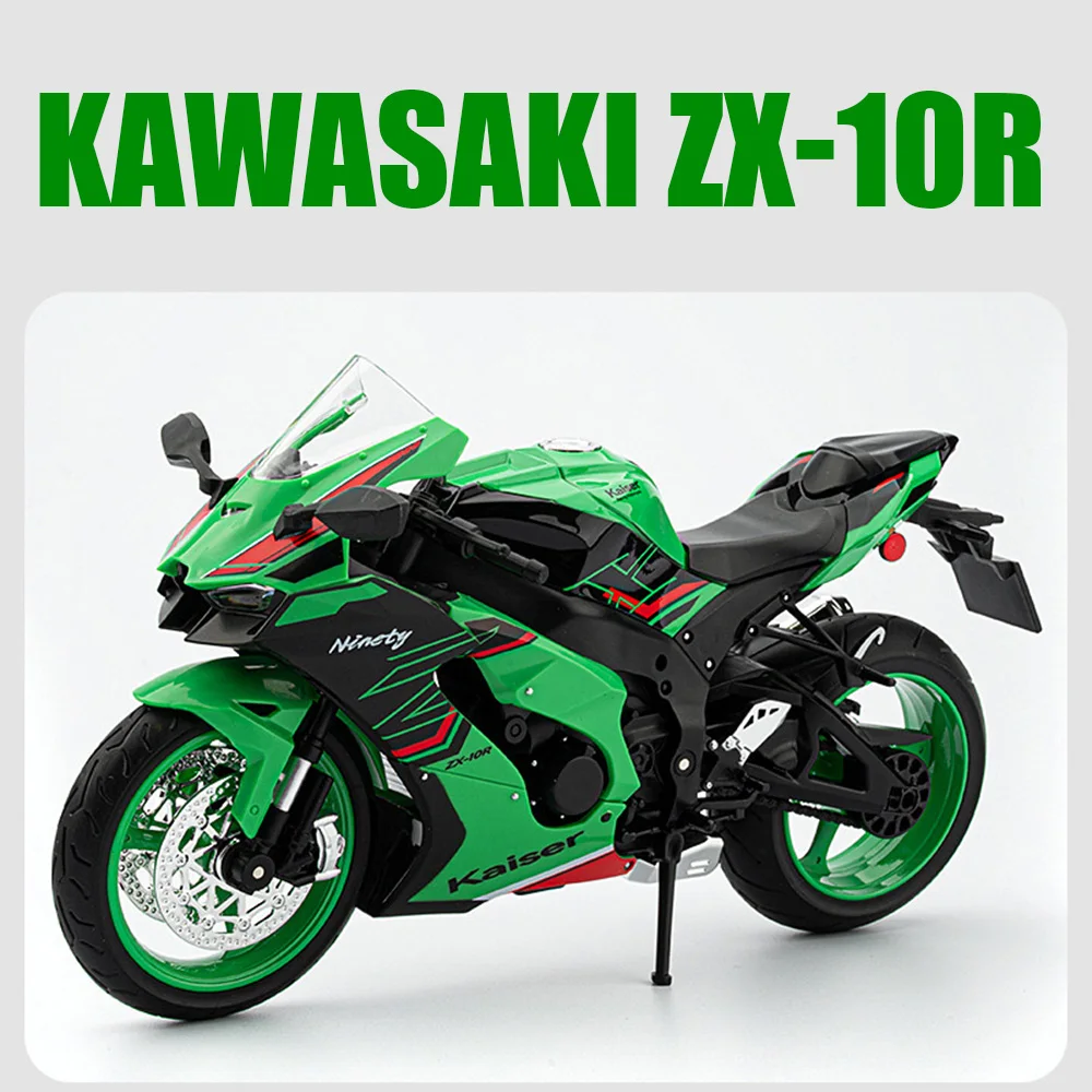 

1:9 Kawasaki ZX-10R Ninja H2R Модель Мотоцикла Игрушки Автомобили Колеса Амортизация Легкая Музыка Миниатюрный Автомобиль Подарки Для Детей и Взрослых
