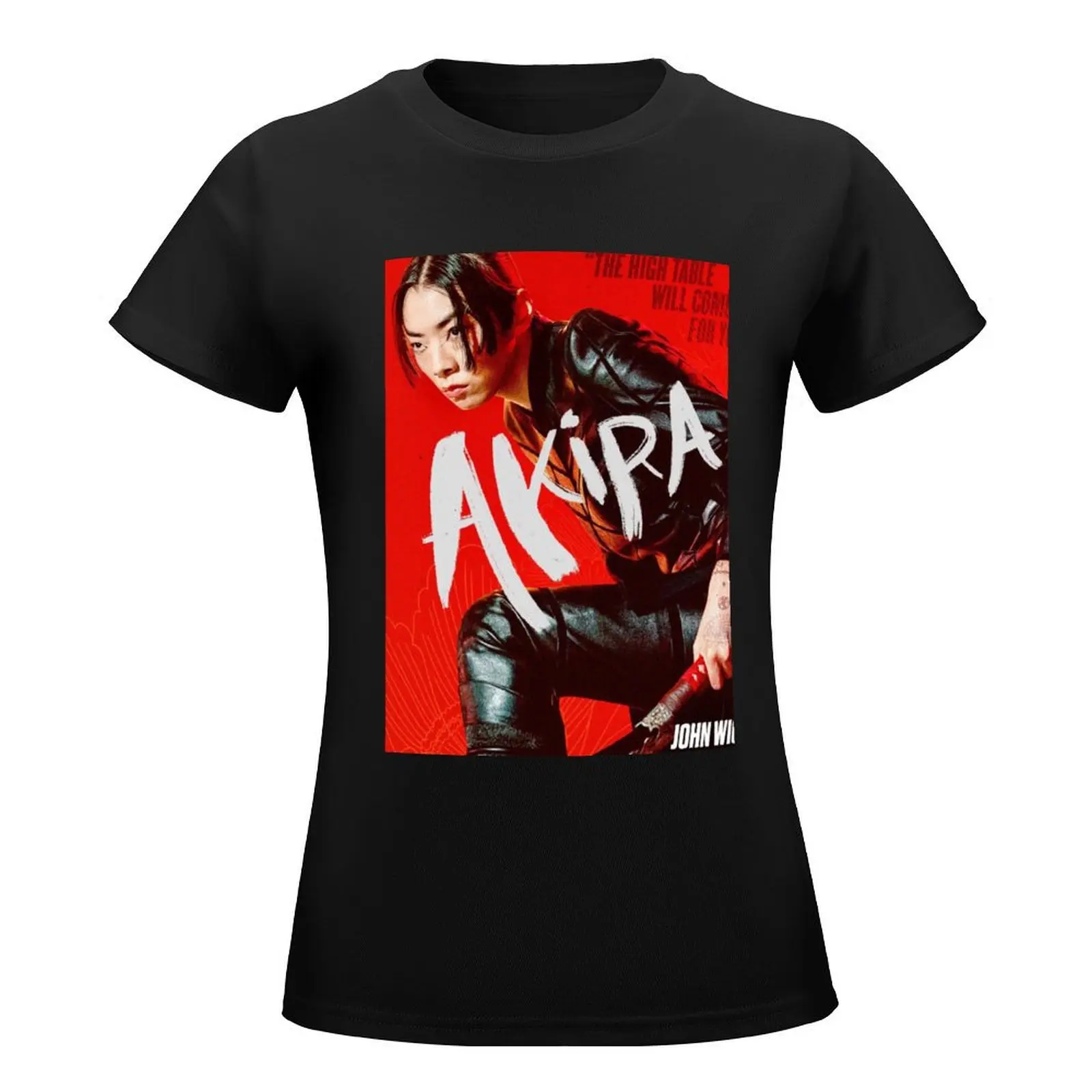 Akira - John Wick 4 Movie T-Shirt plus size tops oversized animal print shirt for girls t shirt Women