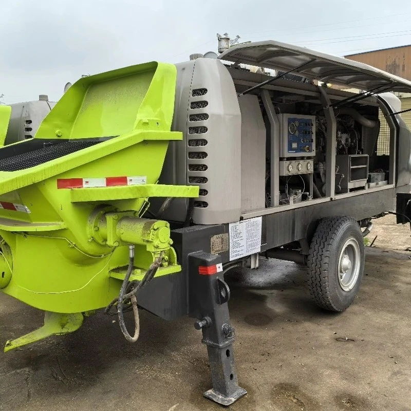 Smooth Operation Enclosed Diesel Concrete Pump Produced By Industrial Leading Source Factory For Building Construction