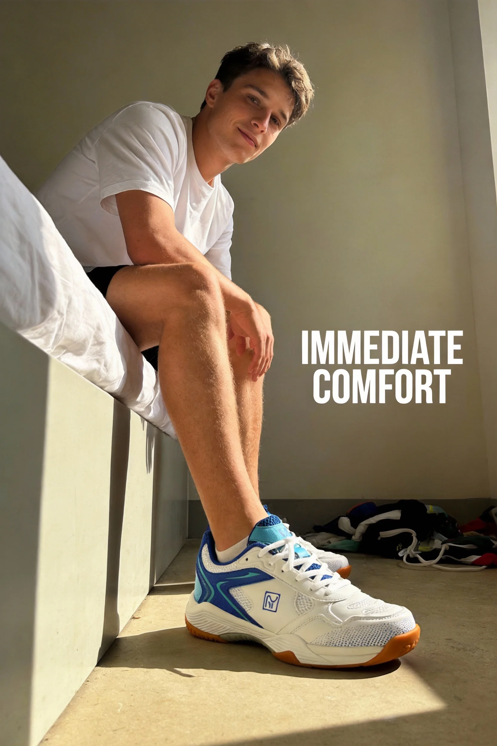 Tennisschuhe, verschleißfest, rutschfest, mit Dämpfung, für Tennisplatz, Training, Wettkampf, Herren, Damen, professionell, Anti-Twist, sportlich, funktional – Detail 9