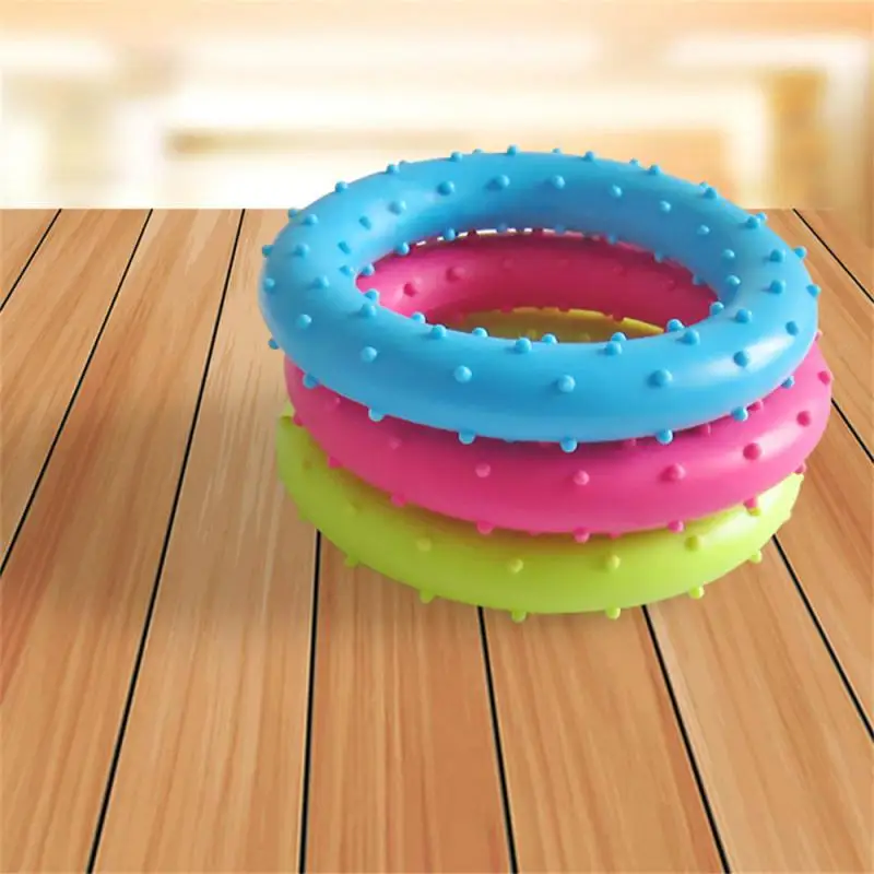 Pet Flying Disk Grind Teeth /blue/fruit Green Dog Toys Interactive Supplies Thorn Circle Pet Toy Floating Tpr Bite Ring Toy