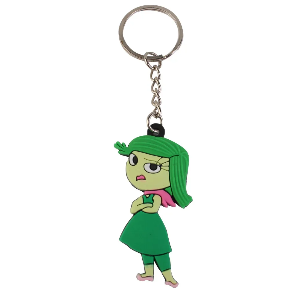 INSIDE OUT Acrylic cartoon key chains, decorations, school bags, pen cases, car keys, children\'s gifts