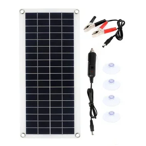 Flexible solar panel with controller, battery charger, dual USB, solar cells, phone power, car, yacht, RV, 300W, 12V, 10a-60A 6 Main Sales Sales of Solar Energy Portable - №4