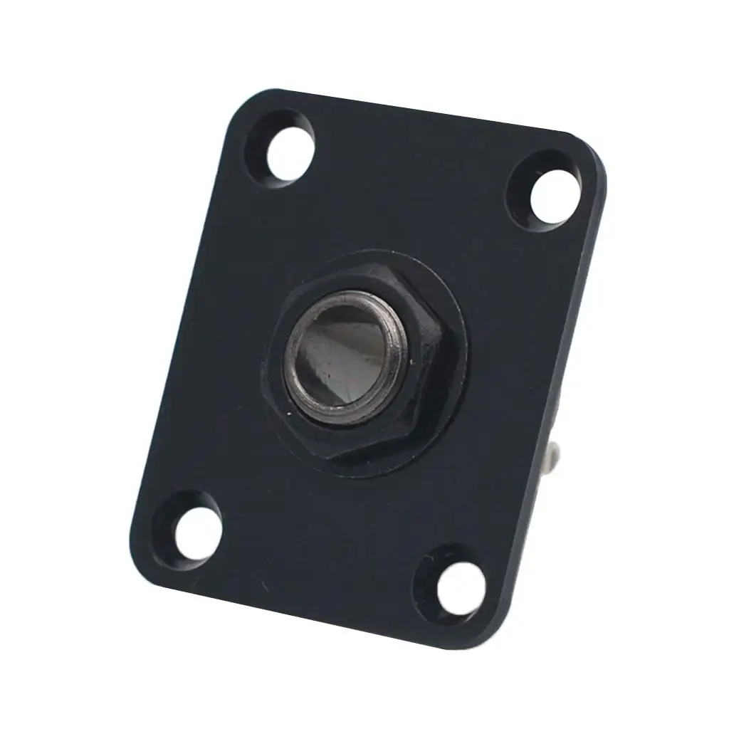 Rectangular Electric Guitar Output Jack Plate Plastic Material for LP Model Guitar Repair Parts